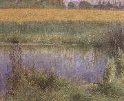 Wladyslaw Podkowinski Field of Lupins France oil painting artist